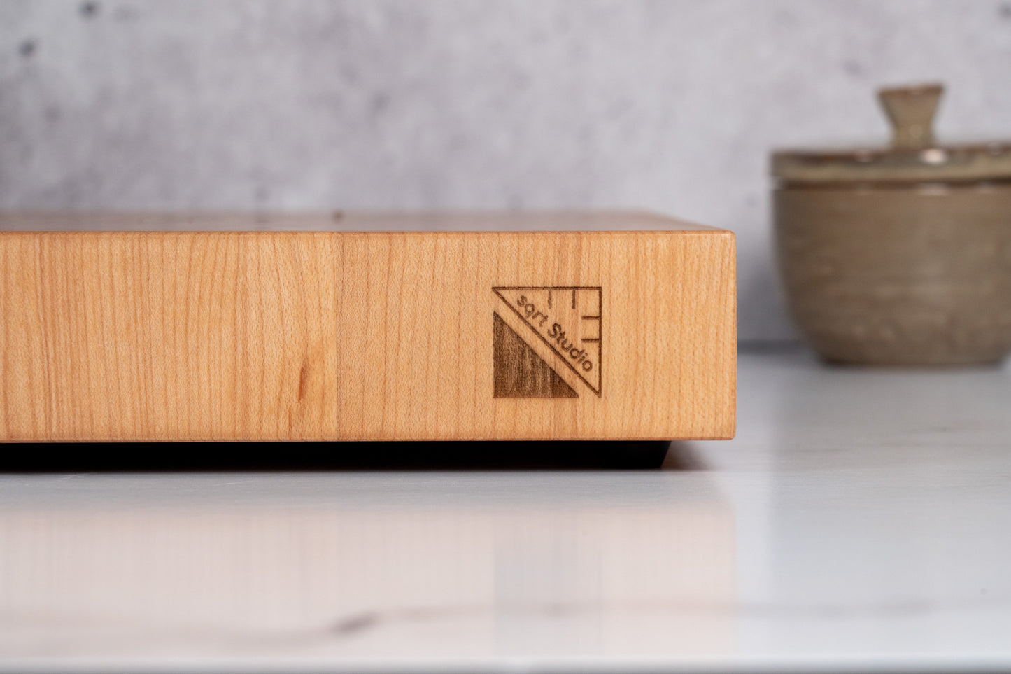 Maple end-grain cutting board