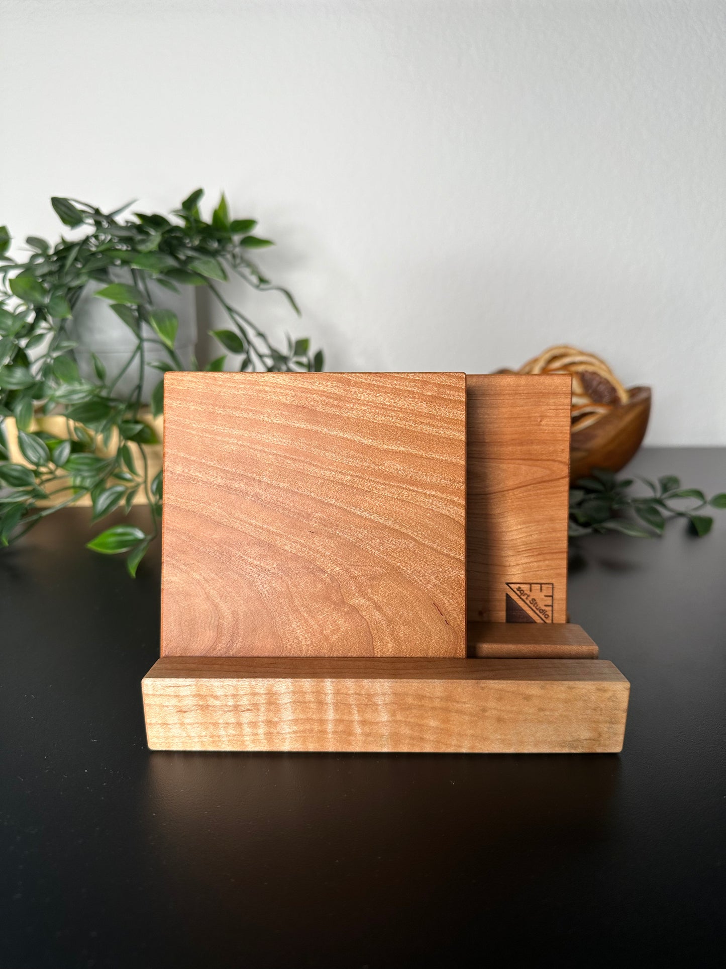 Timeless natural wood coasters
