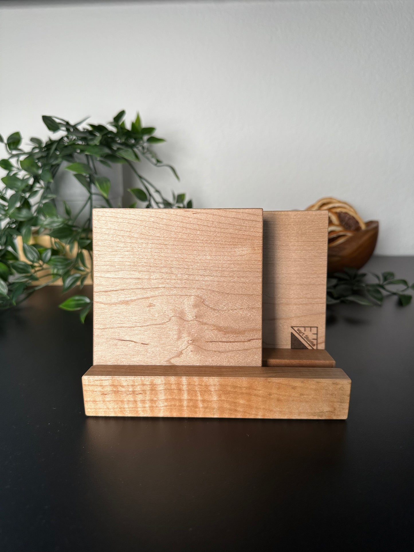 Timeless natural wood coasters