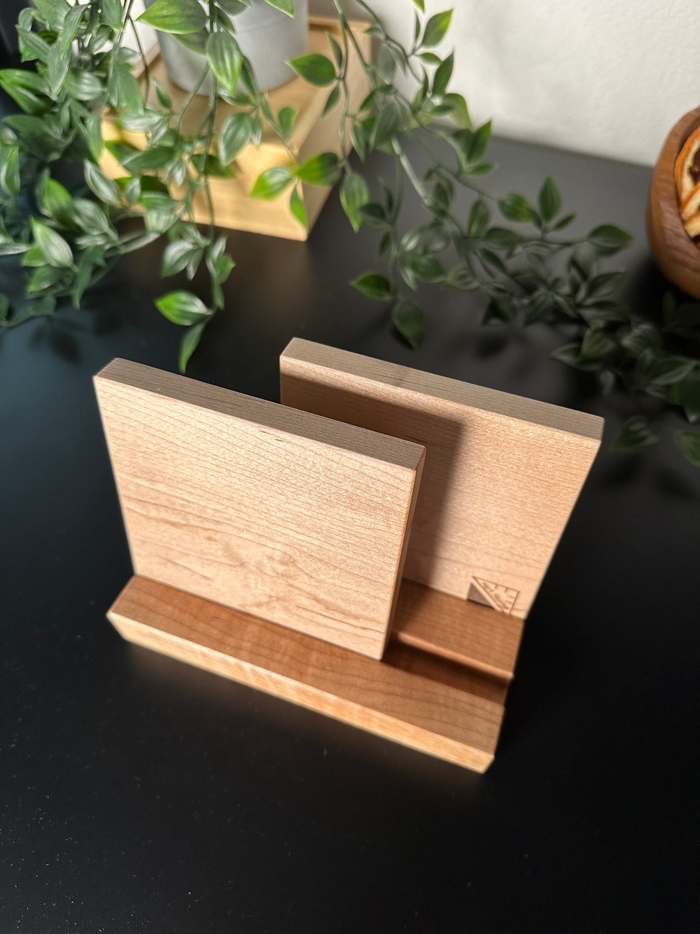 Timeless natural wood coasters