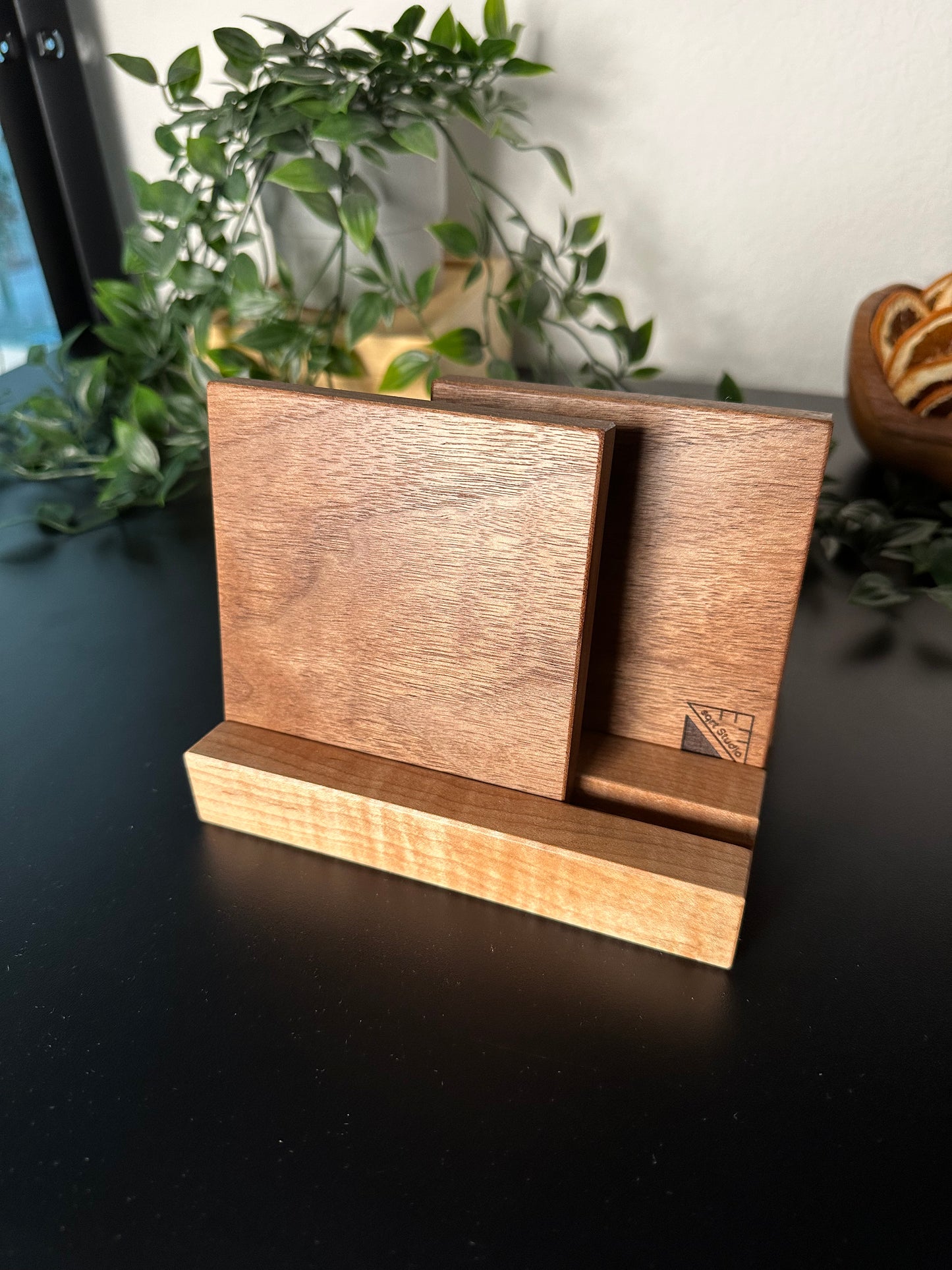 Timeless natural wood coasters