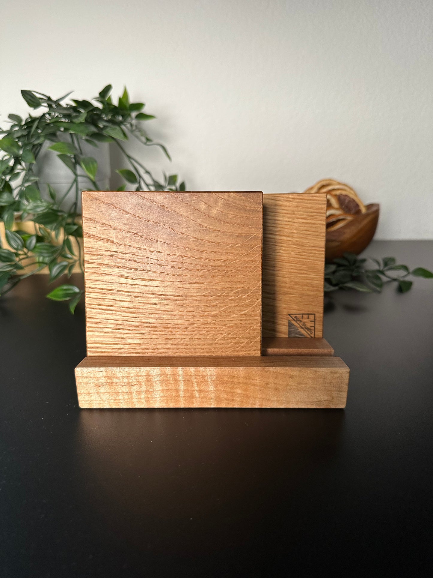 Timeless natural wood coasters